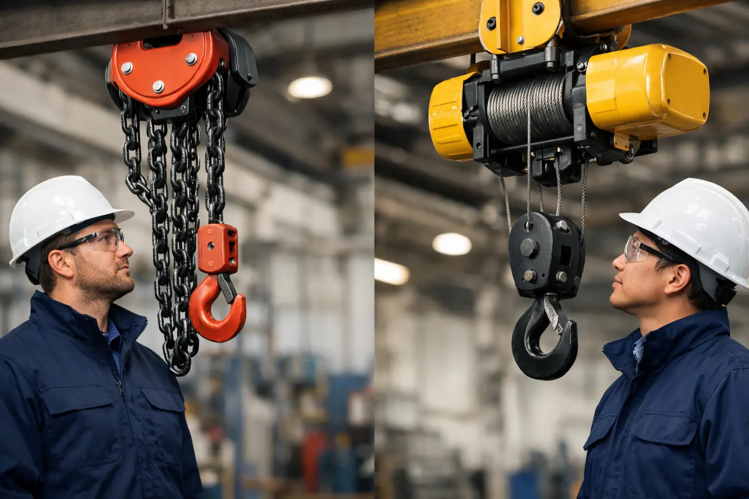 Chain Hoist Versus Wire Hoist: Which Fits?