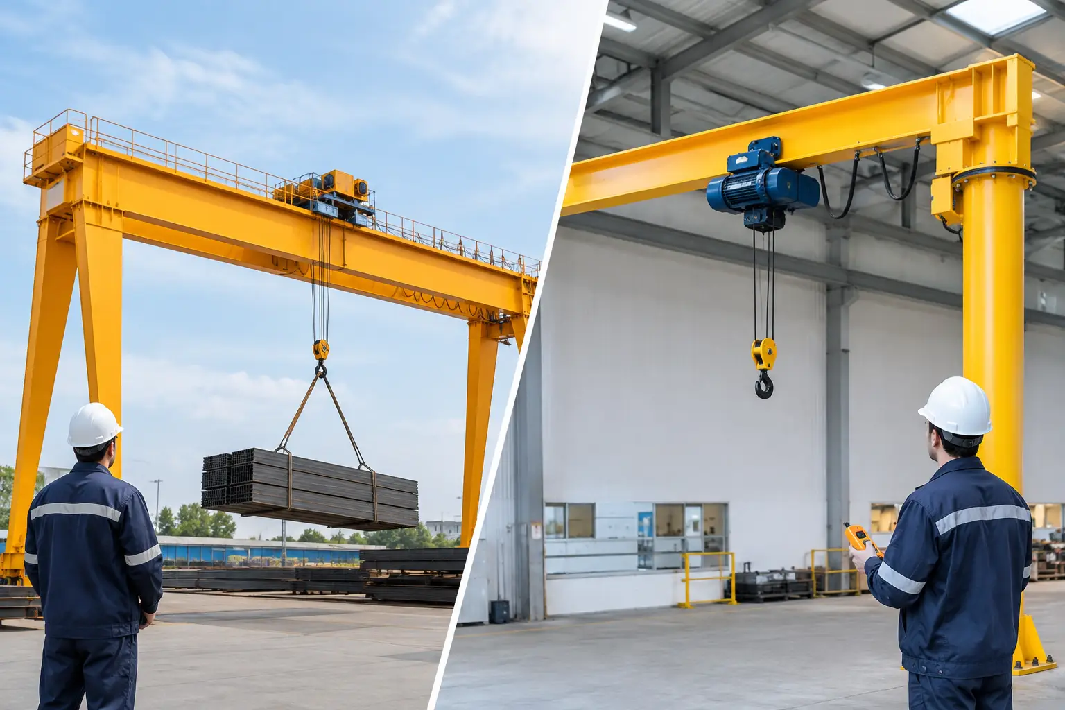 Gantry Crane Versus Jib Crane for Your Plant